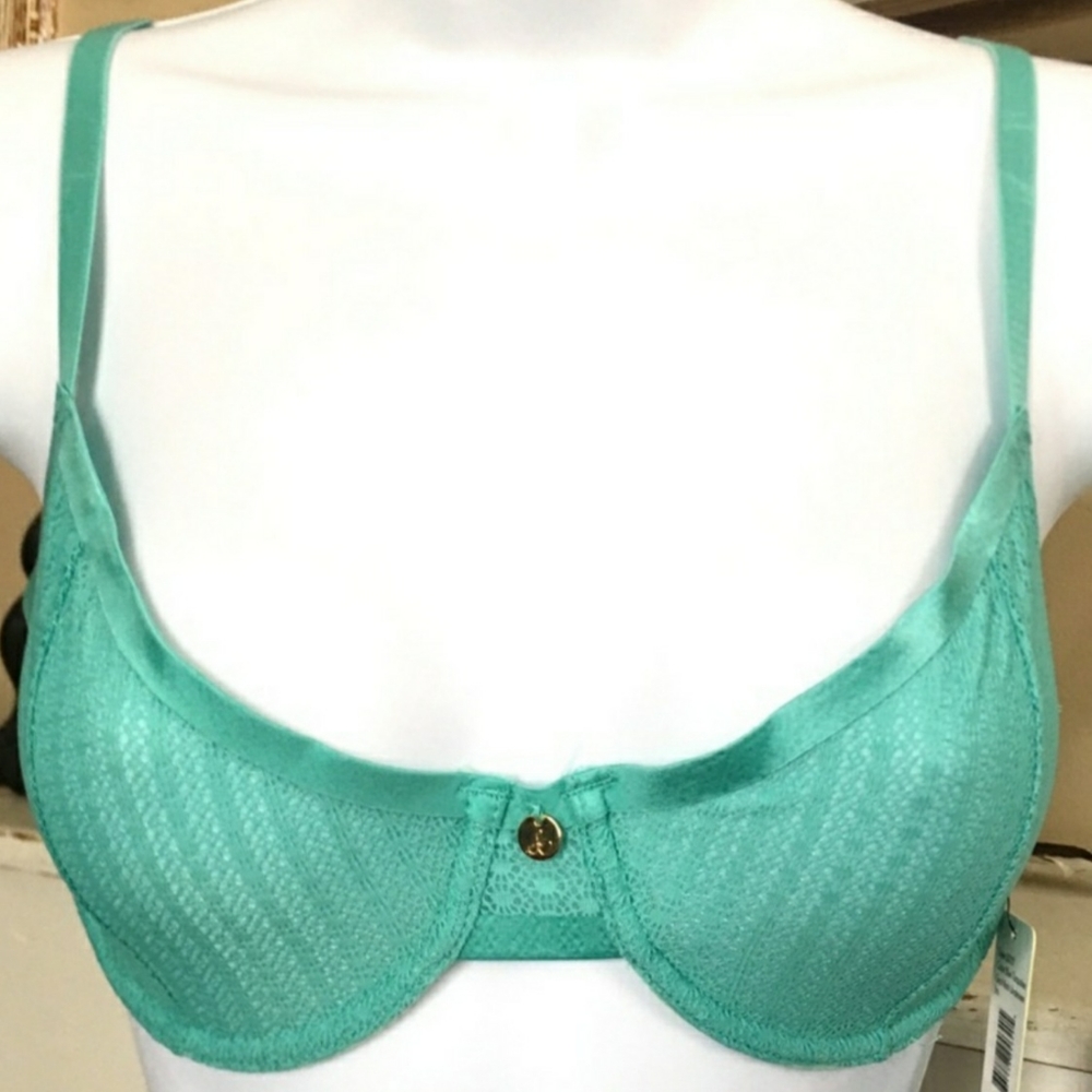 NWT SAM EDELMAN GEO‎ MESH UNDERWIRE BRA SIZE 32DD
